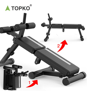 Banco para exercícios e treino Topko, banco ajustável para academia e academia, banco para levantamento de peso, peso para sentar, halteres e exercícios - Product Image 3