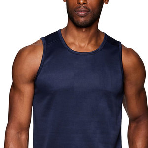 Camiseta de algodón personalizada para hombre, Camiseta de tirantes transpirable para gimnasio, entrenamiento muscular, culturismo, Oem - Product Image 5