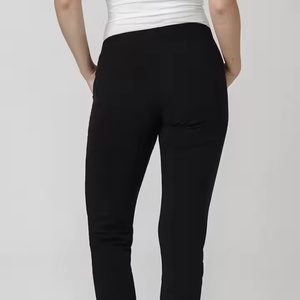 Nouvel arrivage de leggings épais de couleur unie personnalisés de jogging pour femmes pantalons pour hommes avec cordon de serrage à la taille et vêtements de rue en détresse - Product Image 5