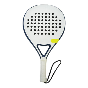 Raquette de padel en carbone 12K personnalisée OEM, blanche et noire, raquette de padel en carbone personnalisée avec noyau en mousse EVA - Product Image 2