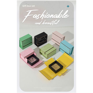 Boîte à bijoux transparente Pvc Nail Enhancement Display Box Ceinture Couverture Anneau Collier Bracelet Boîte Cadeau Couleur Environnementale - Product Image 3