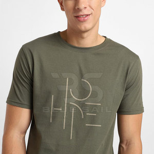 Camiseta de Cuello Redondo para Hombre, Corte Regular, Material Ligero, Ideal para Usar en Verano y Actividades al Aire Libre, Camiseta de Algodón Cómoda para Hombre - Product Image 6