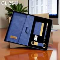Set de Regalo de Cuaderno 4 en 1 de Lujo con Logotipo Personalizado para Empresas, Producto Promocional Corporativo, Material de Oficina para Pequeñas Empresas