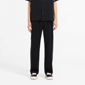 Elegantes pantalones de resort para hombre con cintura elástica Diseño versátil disponible en negro azabache y latte Todas las tallas - Product Image 6