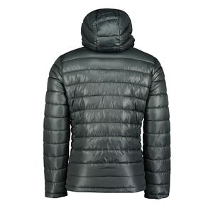 Venta al por mayor ajustable con capucha acolchado puños elásticos Puffer chaqueta con cremallera para los hombres con estilo ligero aislado chaqueta de invierno - Product Image 2