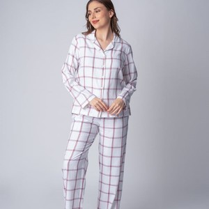 Conjunto de Pijama de Algodón Suave para Mujer, Ropa de Dormir Cómoda y Transpirable, Traje de Dormir Holgado y Relajante - Product Image 4