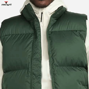 2025 nuevo estilo ropa de invierno de alta calidad transpirable impermeable ligero al aire libre chaleco acolchado para hombres - Product Image 6