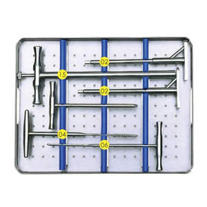 Kit d'extraction de vis orthopédiques cassées en acier réutilisable, personnalisé, de haute qualité, modèle 2023, instrument orthopédique - Product Image 6