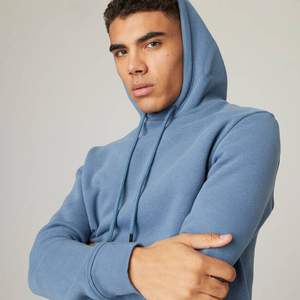 Logo personnalisé Sweat à capuche avec poche 100% coton Sweats à capuche pour hommes Sweat à capuche à manches longues de haute qualité pour hommes Basics coton mélangé - Product Image 6
