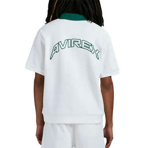 Nuevos polos Avirex de Color sólido transpirables personalizados para hombre, polos Avirex de Color sólido de alta calidad para hombre con bordado - Product Image 6