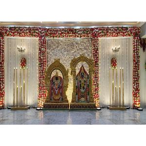 Tirupati Balaji Lakshmi estatua para decoración de boda Tamilian escenario de boda Balaji & Laxmi Ji Tamilian escenario de boda Balaji & Laxmi - Product Image 1