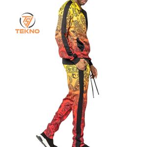 Survêtement à sublimation pour homme en tissu de haute qualité avec des imprimés accrocheurs et une coupe athlétique pour un look sportif élégant - Product Image 5