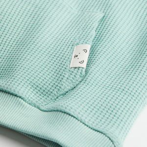 Sudadera personalizada juvenil para niños, diseño con patrón de hojas florales, informal, fabricante al por mayor, primavera y verano - Product Image 3