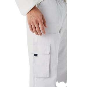 Nouveauté Pantalon cargo pour homme à taille élastique, multi-poches, design personnalisé, uni, grande taille, léger et confortable - Product Image 4