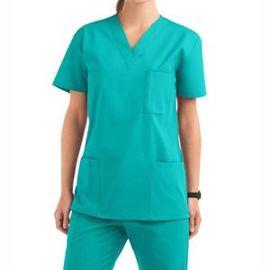 Hospital médico hombres Doctor Scrub trajes para hombres elásticos desgaste Scrubs enfermería uniformes quirúrgicos conjuntos para hombres - Product Image 1