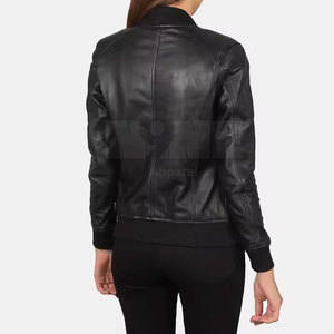 Veste en cuir tricotée respirante à séchage rapide pour femmes pour l'automne et l'hiver - Product Image 4