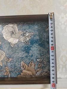 MDF Wooden <b>Enamel</b> Coated Design Serving <b>Tray</b> Hotels & Restaurant Kitchenware Table <b>Tray</b> High Quality - Product Image 1