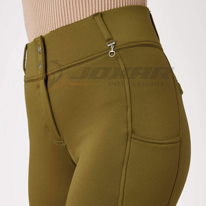 Jodhpurs équestres durables offrant une coupe slim ergonomique genoux renforcés structure respirante et un confort durable à vendre - Product Image 4