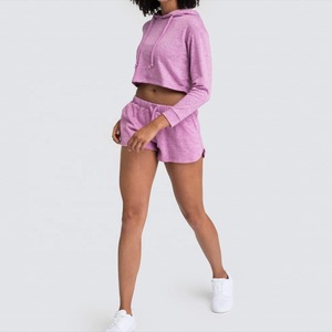 Custom Embroidery Winter Hooded Front Logo Women's <b>Fleece</b> <b>Hoodie</b> with High Quality Breathable Features Wholesale - Product Image 2
