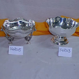 Tazón de Metal para Servir de 5L, Diseño Moderno y Lujoso, Enfriador de Vino para Fiestas, Cubitera - Product Image 1