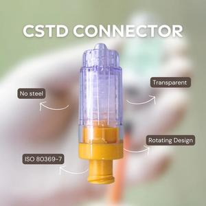 Conector Luer Lock macho para contenedores afilados Molde de inyección Modelado de plástico Producto de plástico médico - Product Image 2