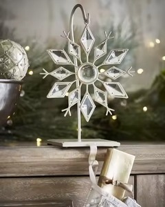 Soporte de media de Metal de diseño moderno para Navidad Gancho de vacaciones elegante para la decoración elegante del hogar de invierno - Product Image 2