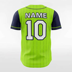 Camiseta de Béisbol Personalizada de Alta Calidad con Logotipo, Transpirable, Suave, con el Mejor Diseño, Duradera, con Botones, Mangas Cortas, para Hombre - Product Image 3