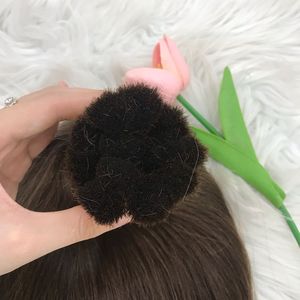 Paquete de cabello virgen a granel RECTO NATURAL de alta calidad, tupé de cabello negro crudo, encaje suizo, mujeres negras, 28 pulgadas, estirado, un donante - Product Image 2