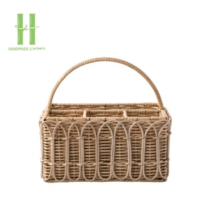 ตะกร้าปิคนิคหวายหวายสำหรับใส่ไวน์หลากหลายขนาดทำด้วยมือจากเวียดนาม - Product Image 1