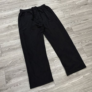 2025 pantalones de chándal de nailon ligeros elásticos personalizados para hombres de cintura alta ajustados con cordón lavado estilo informal - Product Image 2