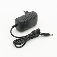 Adaptateur universel secteur LED AC/DC pour caméra, prise murale Euro/US, entrée 100-240V AC 50/60Hz, adaptateur d'alimentation 12V 1A