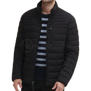 Veste matelassée respirante et écologique à col montant avec logo personnalisé OEM, best-seller, couleur personnalisée, veste d'hiver chaude - Product Image 4