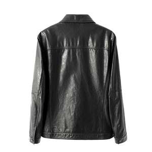 Chaqueta de cuero para hombre personalizada al mejor precio chaqueta hecha a medida de moda popular de Pakistán chaqueta de cuero de moda - Product Image 2