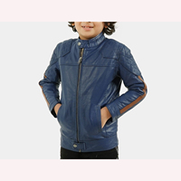 Chaqueta cálida de cuero para niños, ropa de abrigo de invierno elegante para niños y niñas, chaquetas cómodas, suministro personalizado al por mayor