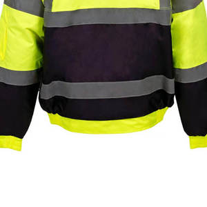 เสื้อแจ็คเก็ตนิรภัยมาตรฐาน ANSI ระดับ 1 กันน้ำ สะท้อนแสงสูง สำหรับงานกู้ภัย  สามารถปรับแต่งสีและขนาดได้ - Product Image 6