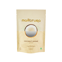 Sachet d'emballage Doypack 250g 8oz 0.5lb 200 microns en PET/Papier/VMPET/PE, coloris Or, Marron, Jaune, Vert, Blanc, avec fenêtre et fermeture éclair, pour sucre