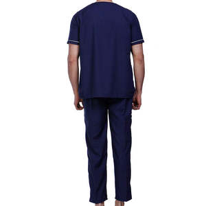 ชุดสครับแพทย์สำหรับผู้หญิง คุณภาพสูง ชุดยูนิฟอร์มโรงพยาบาล ผ้าทอ 100% คอตตอน รับผลิตตามแบบ OEM ตรวจจับรอยต่อได้ ไร้รอยต่อ - Product Image 5