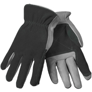 JNM SAFETY Heavy-Duty Outdoor Safety <b>Gloves</b> General Purpose Reinforced Cowhide Split Grain Leather Driving <b>Gloves</b> Abrasion Hand - Product Image 3