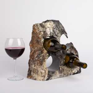 Soporte para Botellas de Vino de Mármol, Portátil, Duradero, Soplado a Mano, Accesorios de Decoración de Lujo, The Craft Exim - Product Image 1