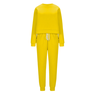 Servicio OEM: Conjunto de sudaderas y pantalones de invierno con diseño personalizado para mujer, de BD. - Product Image 5