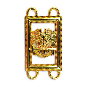 Colliers maçonniques de haut rang, fabricants professionnels, collier maçonnique plaqué or - Product Image 2