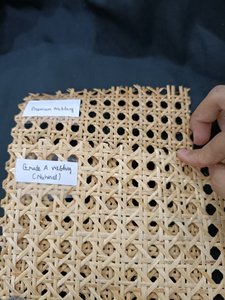 Rouleau de sangle de canne en rotin naturel tissé du Vietnam/Maille ouverte en rotin naturel/Feuille de rotin pour la fabrication de meubles - Product Image 6