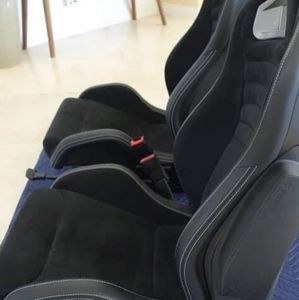 RECARO SEATS <b>Black</b> Racing Bucket Seats Sport Car Seat <b>Harness</b> Modified Vehicle Interior Upgrade Luxurious Custom Carbon Fiber - Product Image 2