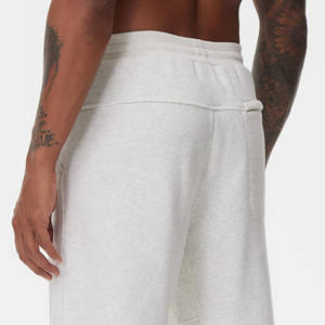 Pantalon homme personnalisé, couleur unie, taille mi-haute, décontracté, sport, respirant, coupe droite, devant plat, fermeture à cordon - Product Image 6