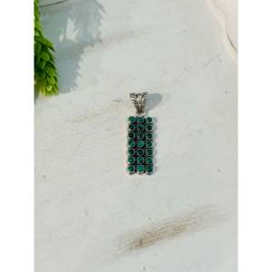จี้เงินแท้ทรงสี่เหลี่ยมแบบกลุ่ม ทำมือจากเซาท์เวสต์ - Product Image 4