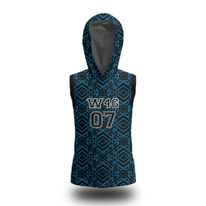 Ensembles d'uniformes de flag football personnalisés de haute qualité, respirants, grande taille, sans manches, vente en gros, maillots et shorts personnalisés, logo sur le devant - Product Image 2