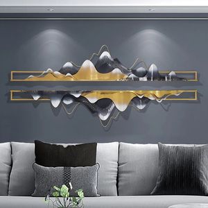 Arte de pared metálico hecho a mano de primera calidad, decoración abstracta para colgar en la pared, para interiores modernos de hogares y oficinas. - Product Image 3