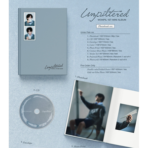 DAY6 WONPIL - มินิอัลบั้มชุดที่ 1: Unfiltered (เวอร์ชั่นโฟโต้บุ๊ค) - Product Image 1