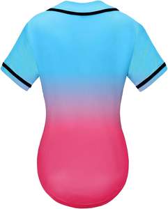 Camiseta de béisbol barata al por mayor sublimación personalizada camisa de equipo duradera personalizada con estilo ropa deportiva transpirable para jóvenes - Product Image 4