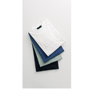 Meilleure vente 220gsm poids lourd écologique respirant hommes T-shirt blanc Logo personnalisé impression coupe ample couleur unie BD
